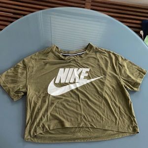 Nike Logo Crop Tee